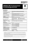 RMP600 (QE) Funkmesstaster für Werkzeugmaschinen